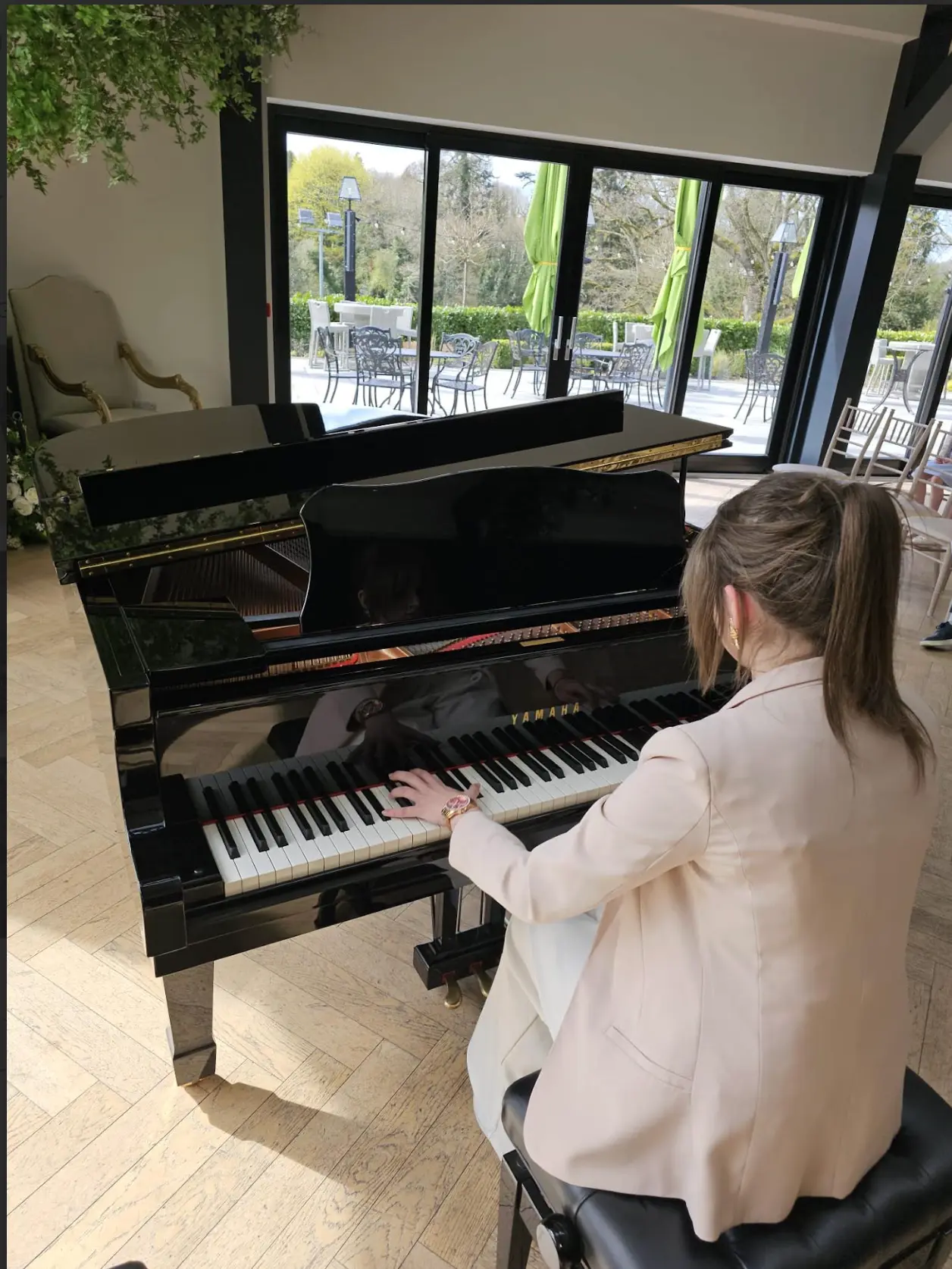 Student during a piano lesson in Carrickmacross